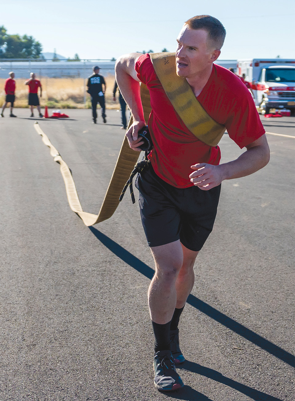 Caleb Herrera/KCC photo Firefighter trainees have several benchmarks they train against,  both physical and mental during the 11-week course, experiencing  real-world obstacles they have to overcome to complete the course.
